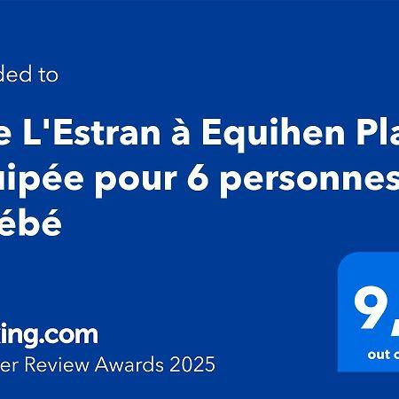 Gite L'Estran A Equihen Plage Equipee Pour 6 Personnes + 1 Bebe 外观 照片