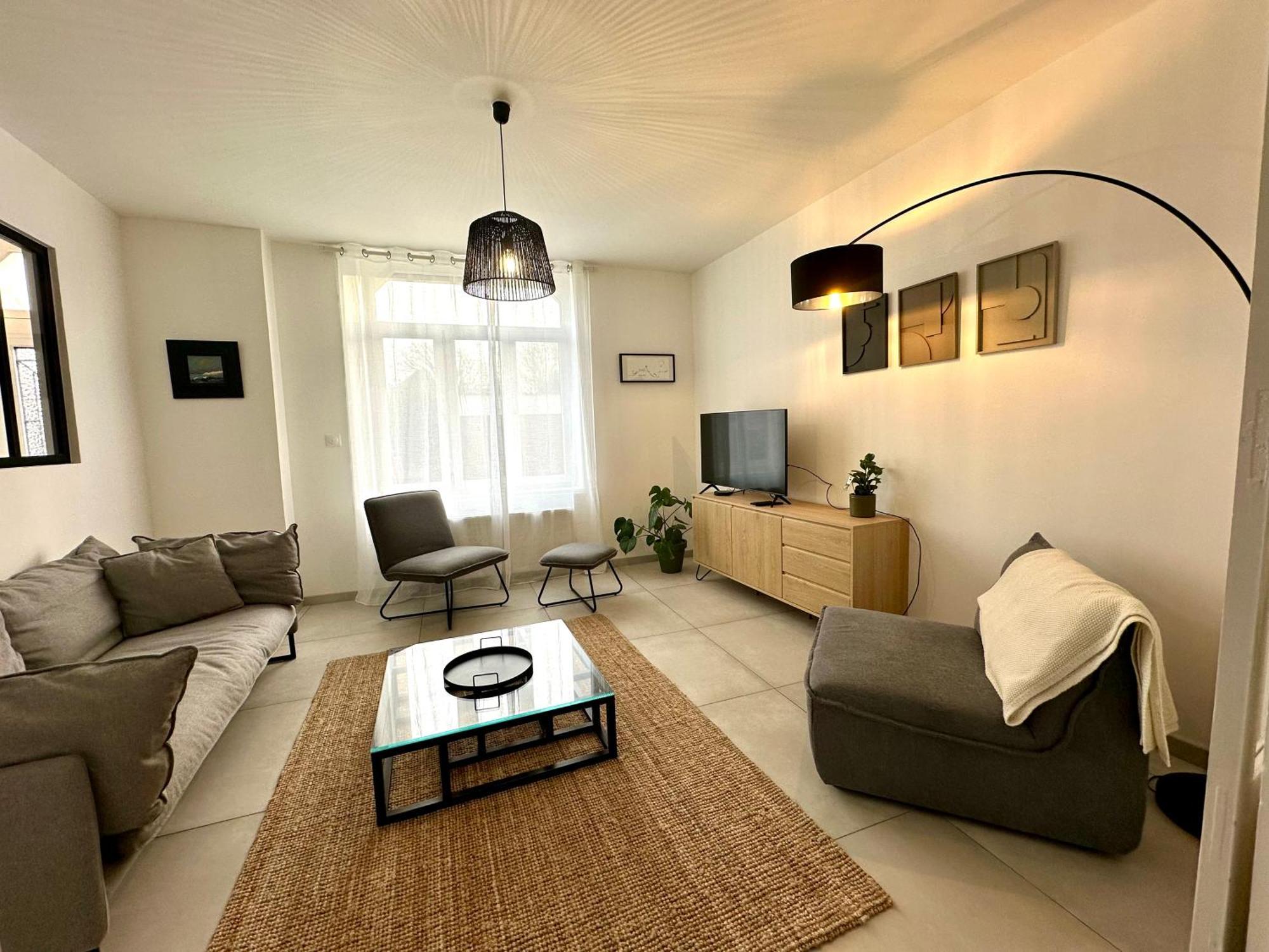 Gite L'Estran A Equihen Plage Equipee Pour 6 Personnes + 1 Bebe 外观 照片